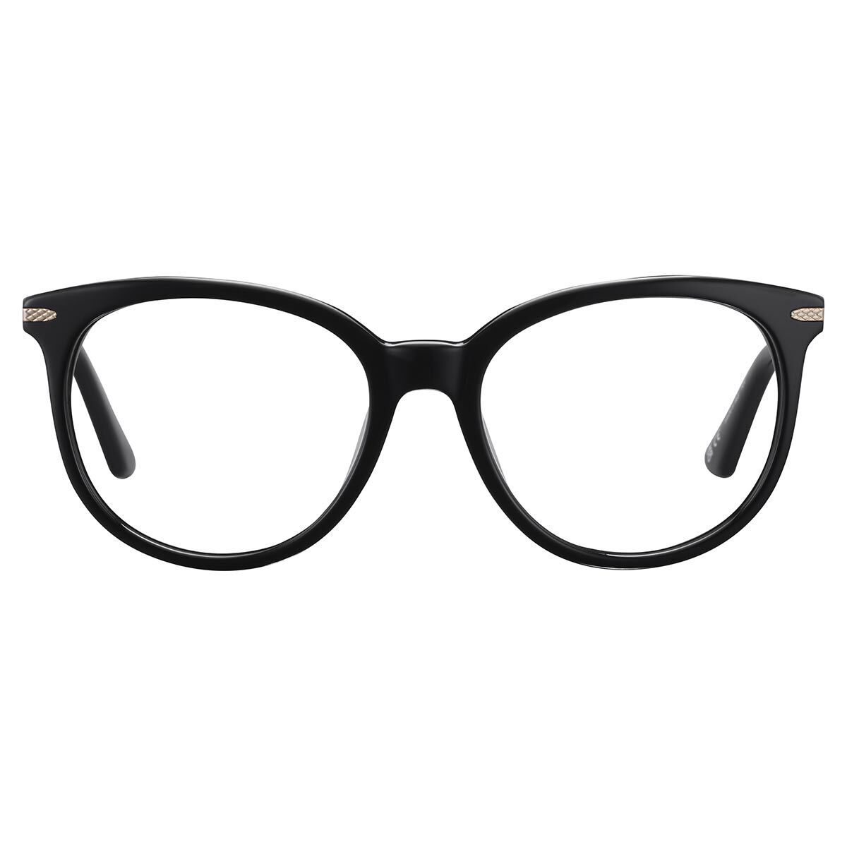 LEELEE OPTIC, Shiny Black Shiny Gold-Demo Lens, hi-res image number null